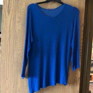 Cobalt blue Cut.Loose Tunic Size M